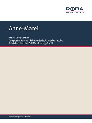 cover image of Anne-Marei